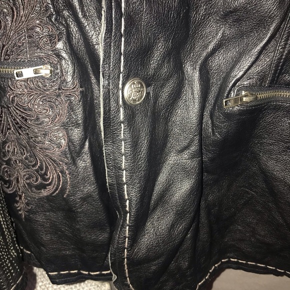 100% leather jacket (XL) - Picture 4 of 8
